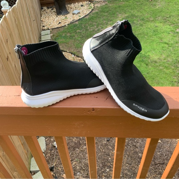 Spyder Mens Lifestyle Ankle Shoes | Size 11 | Black/Grey ( LEON ) - Picture 10 of 13